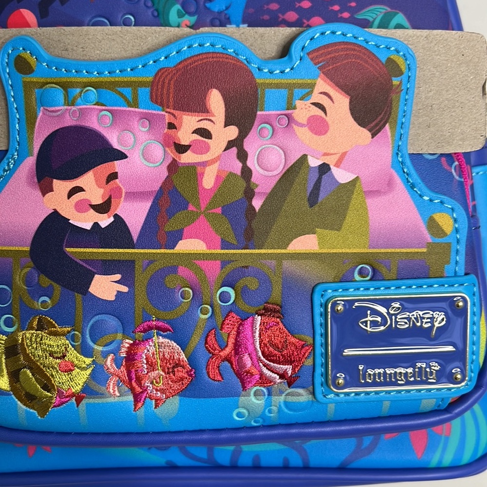 Disney Witch Bedknobs and Broomsticks Loungefly Mini Backpack NWT - Picture 3 of 7